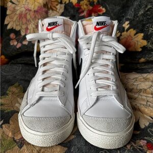 Nike White High-Top Sneakers